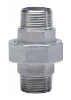 Verschraubung Typ 345, A/A, konisch dichtend, 3/4"